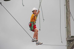 High ropes at summer camp