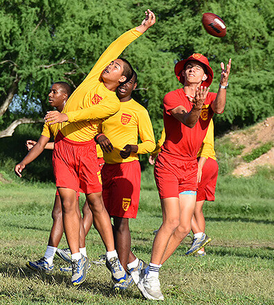 summer-campers-playing-football